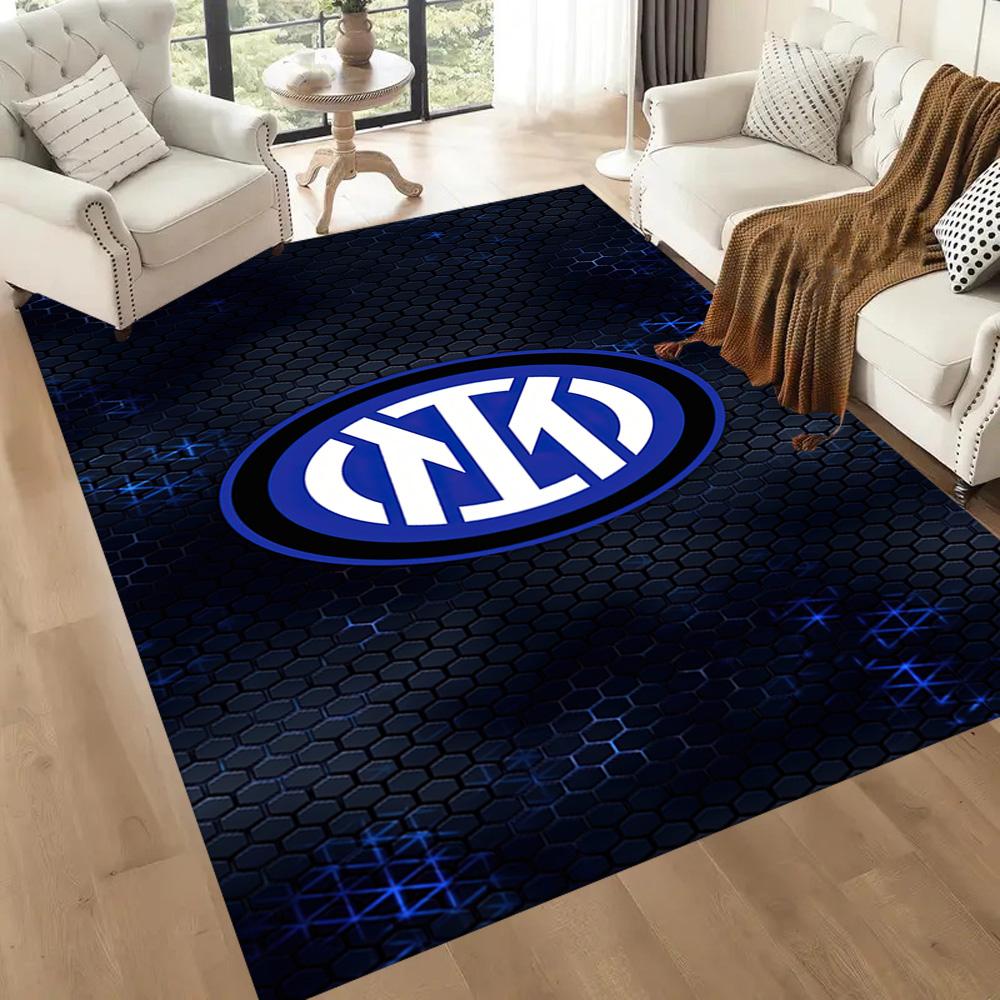 Inter Milan Floor Rug Office Rug Suitable For Hallway Dining Room Decorate Room Dormitory Antislip Carpet Office Home Decor