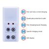 Battery Charger 2-slot Charging Station Independent Fast Charging Adapter for 9V NiMH/NiCd Rechargeable Battery