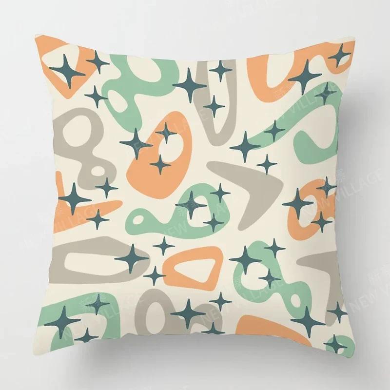 Nordic Fall Home Decor Autumn Throw Pillow Case Sofa Cushion Cover Modern   Geometry