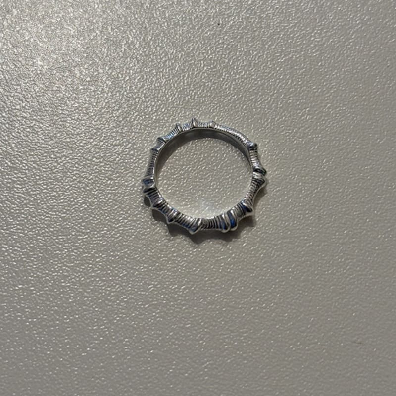 mosxe [925silver] Bone detail ring