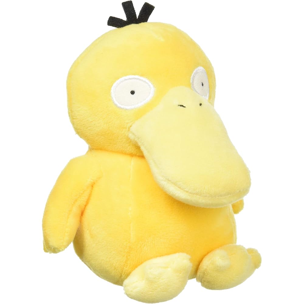 Pokmon Center Original Pokmon Fit Psyduck Plush Toy 14x11x10.5 cm