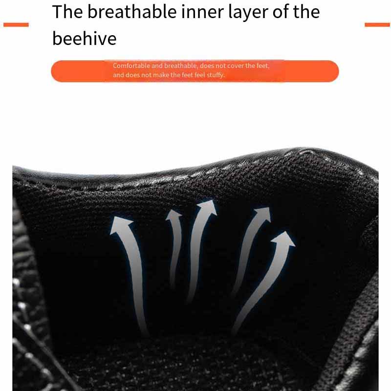 Scarpe da Lavoro da Uomo con Puntale in Acciaio Traspiranti Sicurezza Scarpe Industriali Stivali di Sicurezza da Uomo