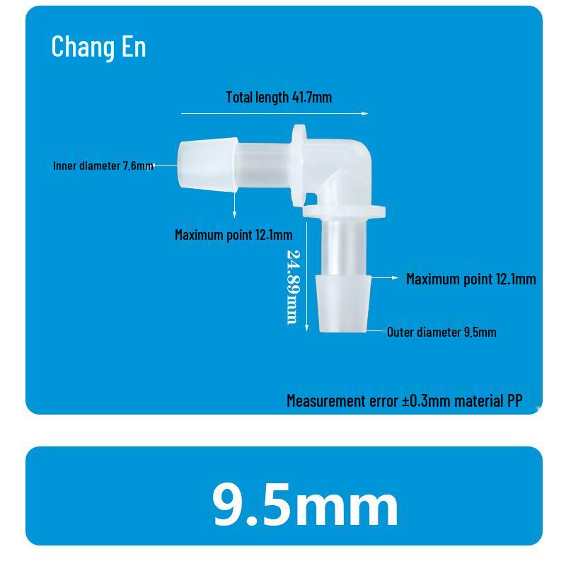 Plastic 90° Hose Connector Elbow Barb
