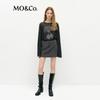 MO&Co. Rock & Roll Skull Cherry Wool Knit Sweater