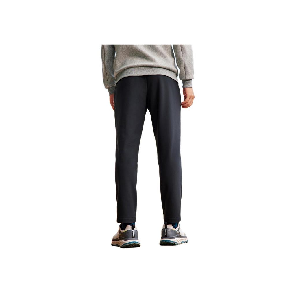 Skechers Comfortable Thermal Knit Casual Pants Men Bottoms Carbon-Black P424M136-0018