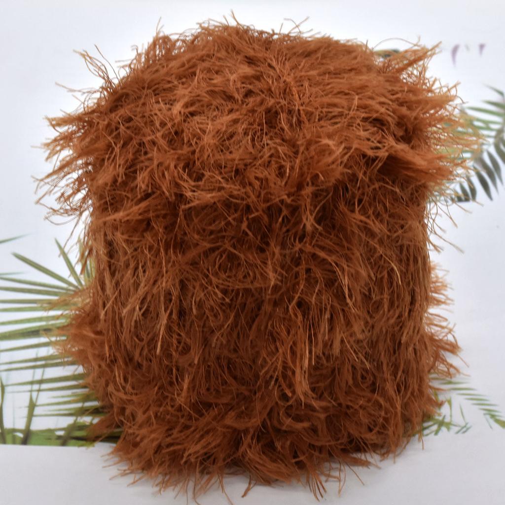 6 Stück 300g/10.56oz Nerz Samtgarn Ultraweiches Plüschgarn zum Stricken & Häkeln Luxus DIY Garn für Decken Schals Flauschiges Bastelgarn Setcx