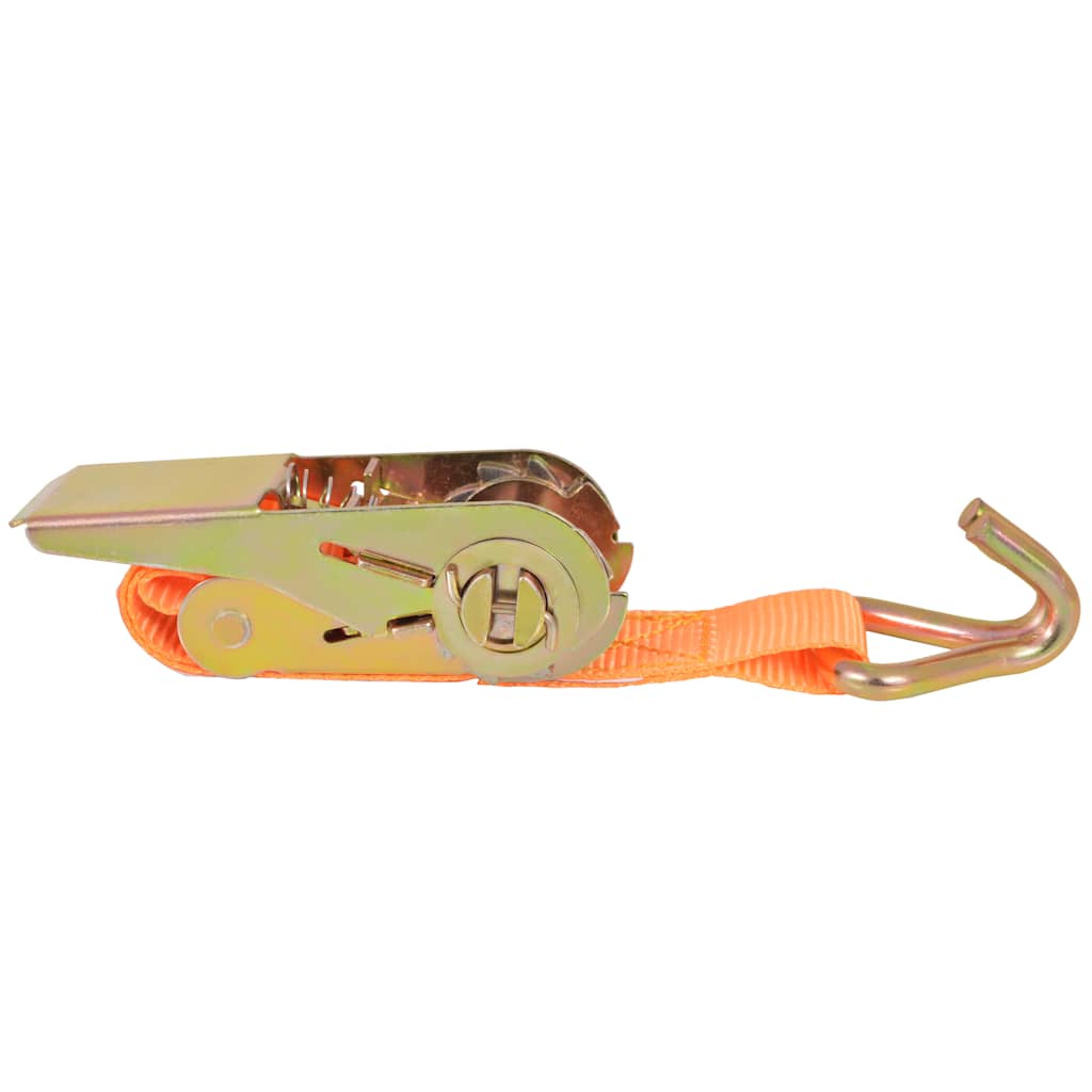 Ratchet Straps 4 pcs 0.4 Ton 6 m * 25 mm Orange