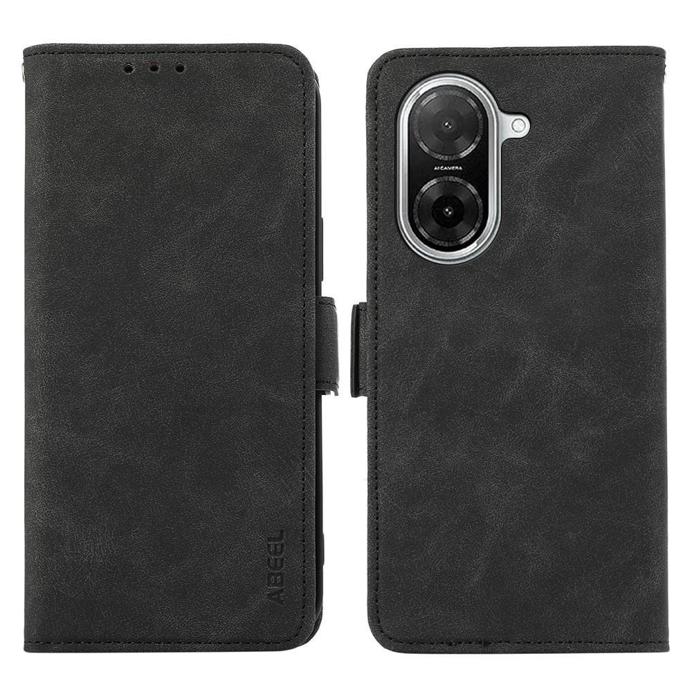 ABEEL For Xiaomi Redmi A5 4G (171.7mm)/Poco C71 4G Case PU Leather Folio Stand View RFID Blocking Phone Cover