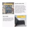 Fridge Bag Organizer Classification Pocket Refrigerator Storage Sorting Container Space Saving Storage Sorting Organization