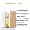 Xiaxin 8L Dual-Use Car & Home Mini Fridge with Semiconductor Cooling for Dorms, Masks, and Medicine.