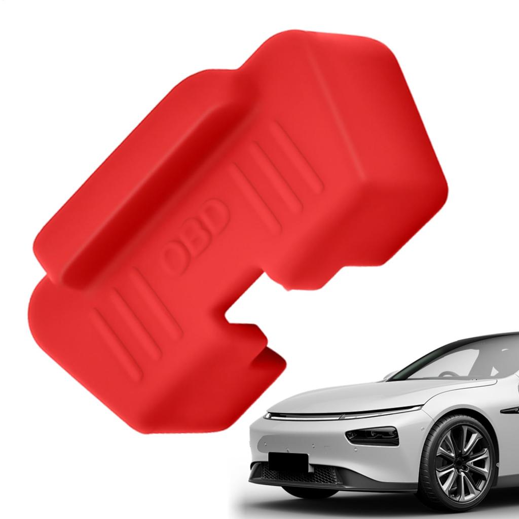 OBD Port Lock Anti-Theft Protector | Diagnostic Port Cover - Waterproof Dustproof Silicone Vibration