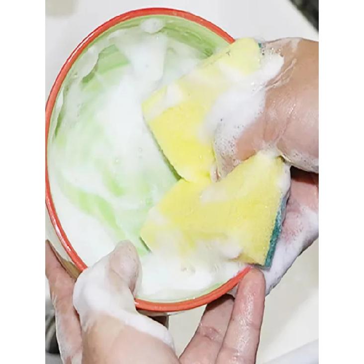 10/20/30/40/50pcs Dishwashing Sponge, Scouring Pad, Dishwashing Cloth, Kitchen Cleaning, Bowl Brushing, Pot Brushing, Magic Wiping, Household High