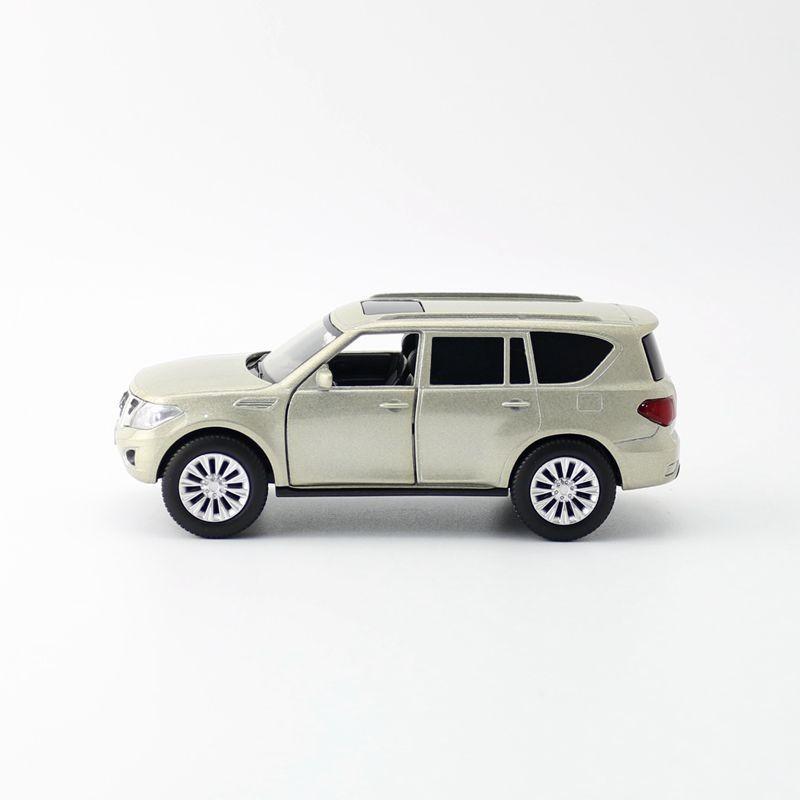 Automodellspielzeug aus Legierung Nissan Patrol Y62 Polizeiauto Für Sammler Und Kinder