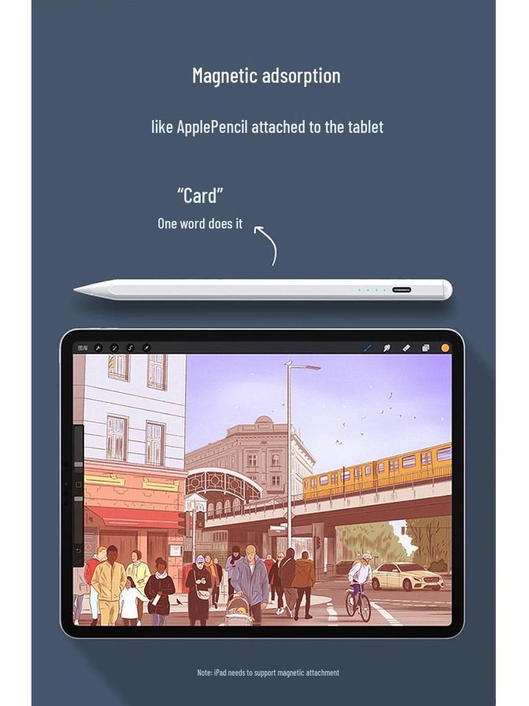 Second Gen Magnetic Charging Stylus Pen for iPad - Suitable for Handwriting and Drawing