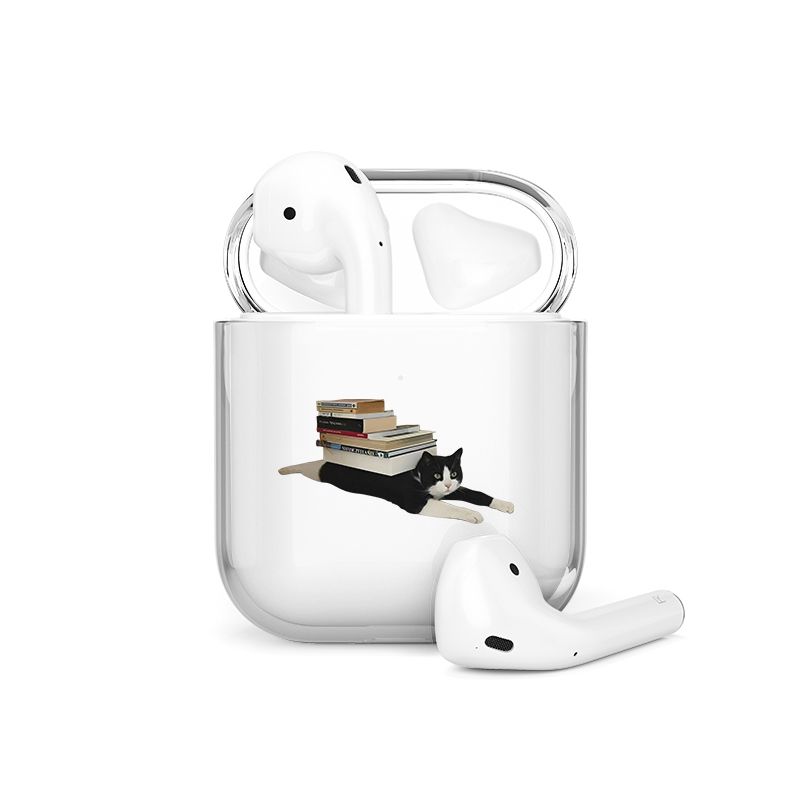 

Cat Cute for Apple Wireless Bluetooth Headset AirPods Pro Protective Case 2 Generation Shell Airpods3 Protective Case Earphone Case Fourth Generation Apple Airpods Pro tpu transparent soft shell