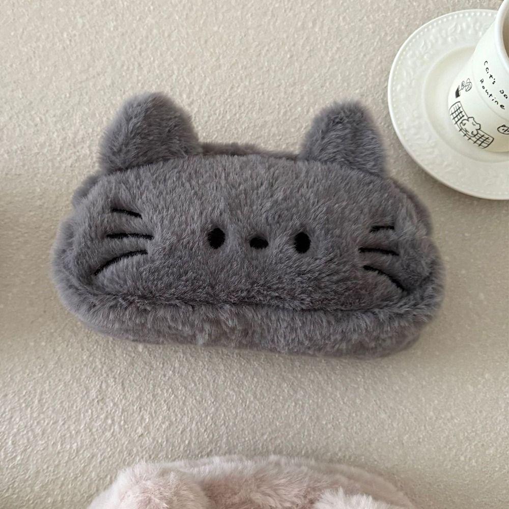 Large Capacity Pencil Case Cat Pen Pouch Funny Stationery Bag  Gift