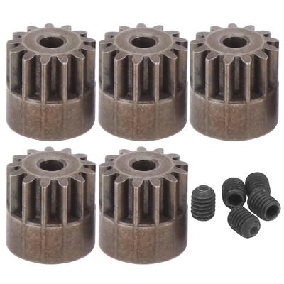 5PCS 45# Steel 1 10 RC Model Car Universal 13T Motor Gear for TRX4 D90 D110 1 10 RC Car