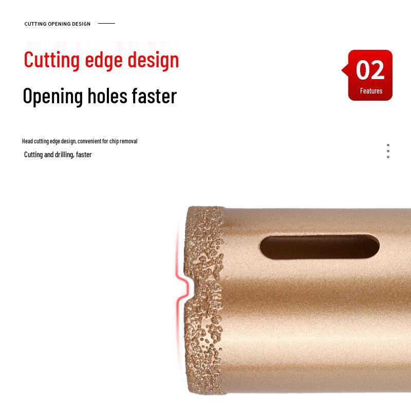 M10 Angle Grinder for Tile and Stone: Hole Opener and Polisher with Drill Bit