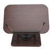Multifunctional Book Stand Foldable Reading Display Holder with 360 Degree Rotating Base Pen Slot Elastic Page Clips