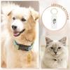 [PATIKIL] Keychain Leather Key Holder Key Ring Key Decoration Carving Key Holder DIY Craft Dog Cat Collar Key, orange