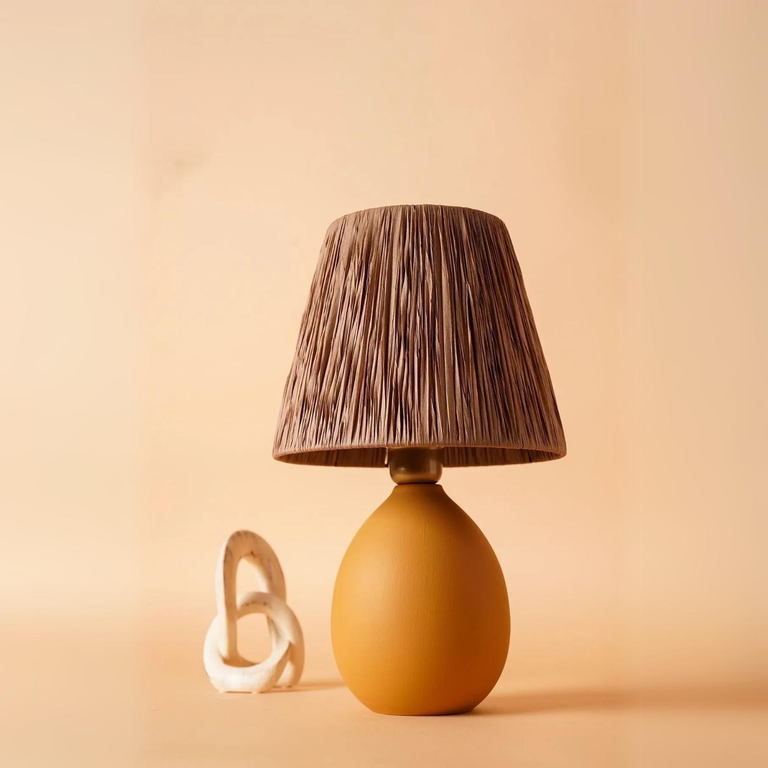 

Rond Handmade Ceramic Lampshade Cream-Orange 37 cm помаранчевий