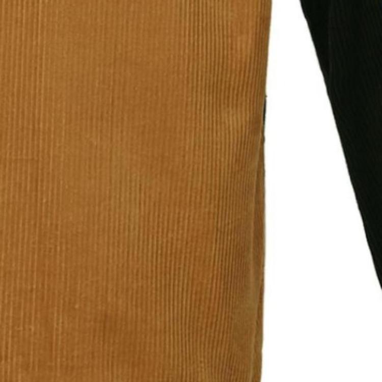 Converse Colorblock Corduroy Shirt Asia Sizing 'Brown Black' Men's 10023519-A01