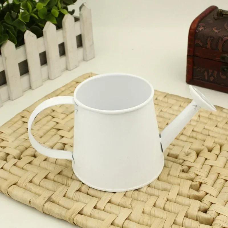 Blumentopf Mini Gießkanne Zinn Pflanzgefäße Heimdekoration Kleiner Eimer Arrangement Sukkulentengarten Bepflanzung Topfpflanzen