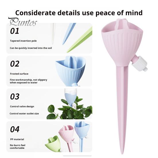 Flower Self Watering Device Plant Stake Adjustable Automatic Indoor Flower Watering Globes Water Seepage Accessories