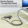 USB4.0 Extension Cable 240W 8K USB C 40Gbps Data Transmission Cable 8K@60Hz Video Cable for Smartphone Laptops
