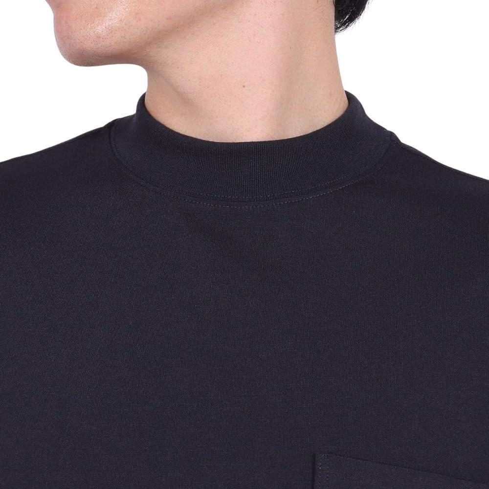 Jack Wolfskin Short Sleeve Pocket JP UR ENGINEER MOCK Everyday black Men's T-Shirt (TEXADRI Moisture-Wicking, Quick-Drying, Breathable) [5034471 / T]