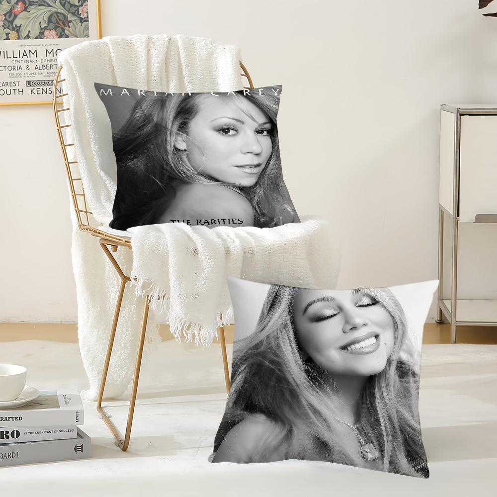 Singer Mariah Carey Rainbow Here For It All Pillow Case Suitable For Bedrooms Living Rooms Cars Home Decoration