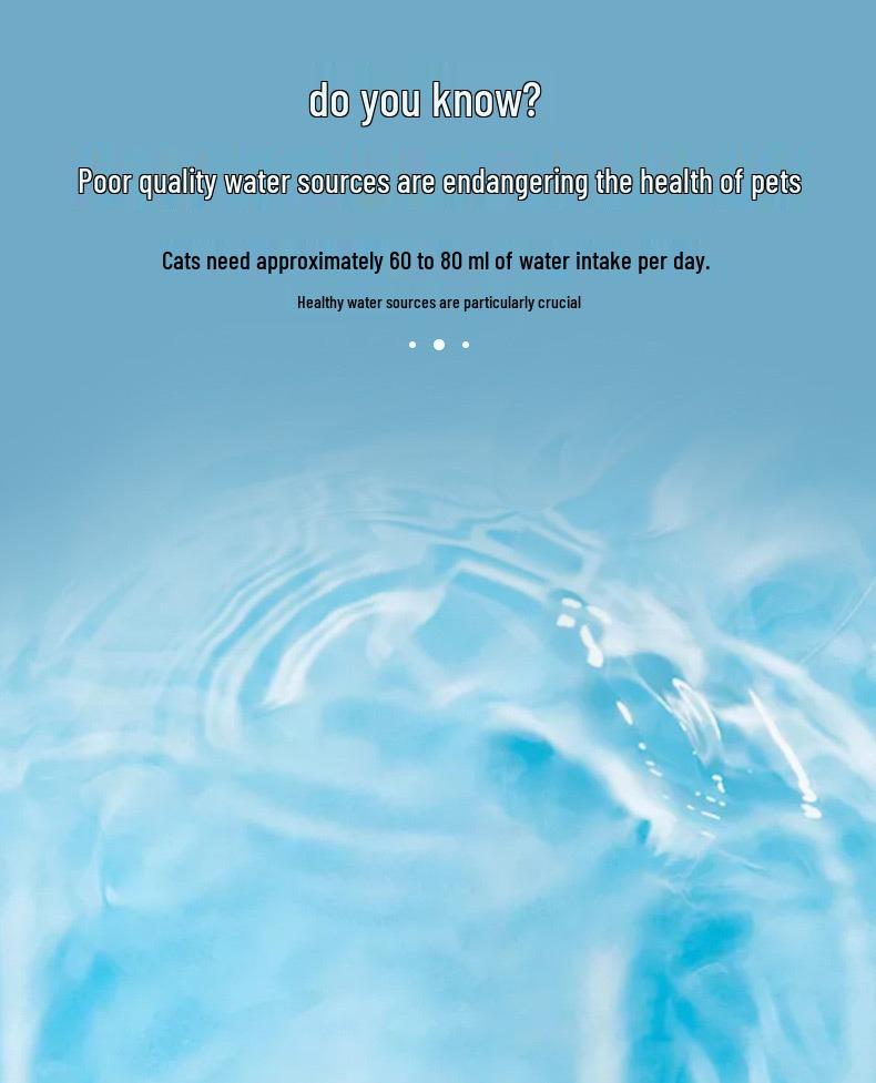 Katzenbrunnenfilter: Aktivkohle & Baumwollkern für gereinigtes Haustierwasser