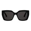 Dior Miss  S2I Logo Square Sunglasses Women Sunglasses Black MISSDIORS2F-10A0