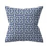 Navy Blue Mandala Nordic Geometric Pillowcase 45x45 Cushion Cover Decorative Pillow Sofa Cushion Home Decor Polyester