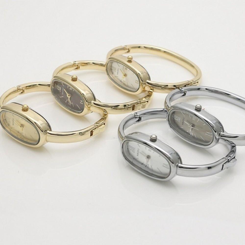 Gold/Silver Bracelet Watch Luxury Quartz Watch High Quality Wristwatch for Women