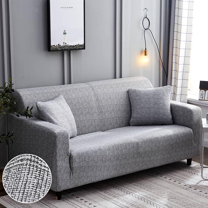 Stretch Sofa Slipcover Spandex Sofa Cover For Living Room Elastic Sofa Towel Furniture Protector Chair Couch Cover L-Shape Cover