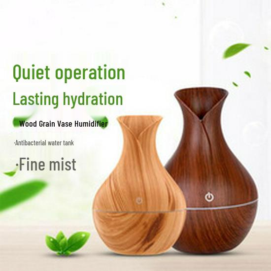 Silent Ultrasonic Aromatherapy Diffuser Night Light for Bedroom
