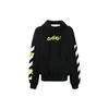OFF WHITE Logo Printed Drawstring Hoodie OMBB110S23FLE0021050