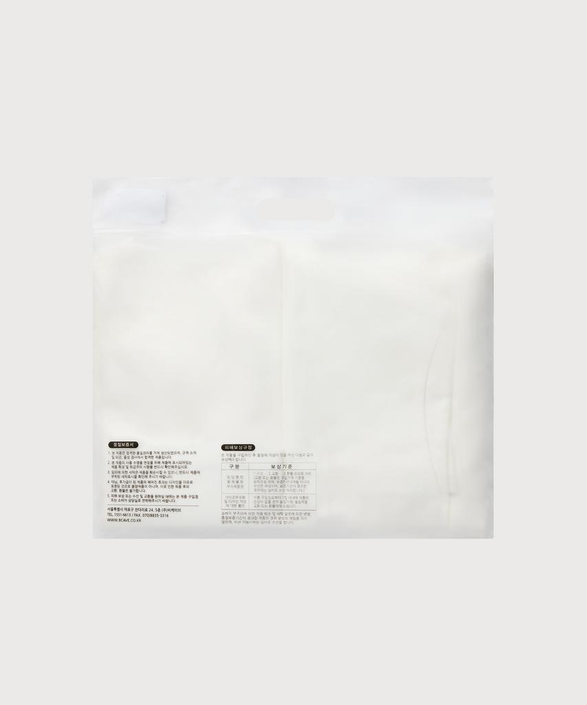 COVERNAT [2Pack] Cool Cotton T-Shirt White+White