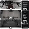 Toyota Sienna TPE Floor Mats for 7-Seater Models (2021-2025), Front Two Rows, Full Coverage.