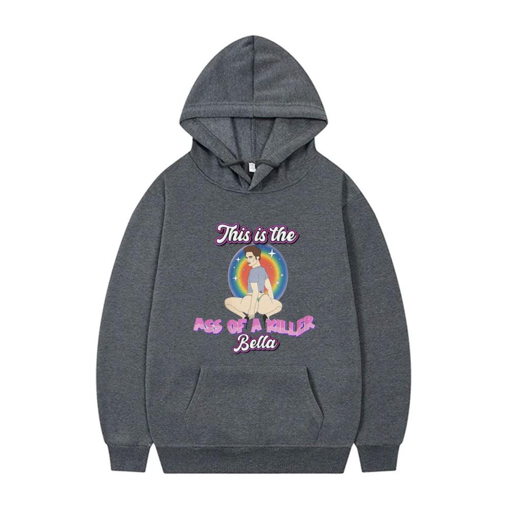 Twilight Edward Cullen Parody Robert Pattinson This Is The Ass of A Killer Bella Funny Meme Hoodie Casual Oversized Pullover