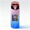 KPop Demon Hunters Gradient Water Bottles High-capacity Drinking Straw Cup Portable Girl Outdoor Office School 500ml Kid Friendly Entertaining Fun
