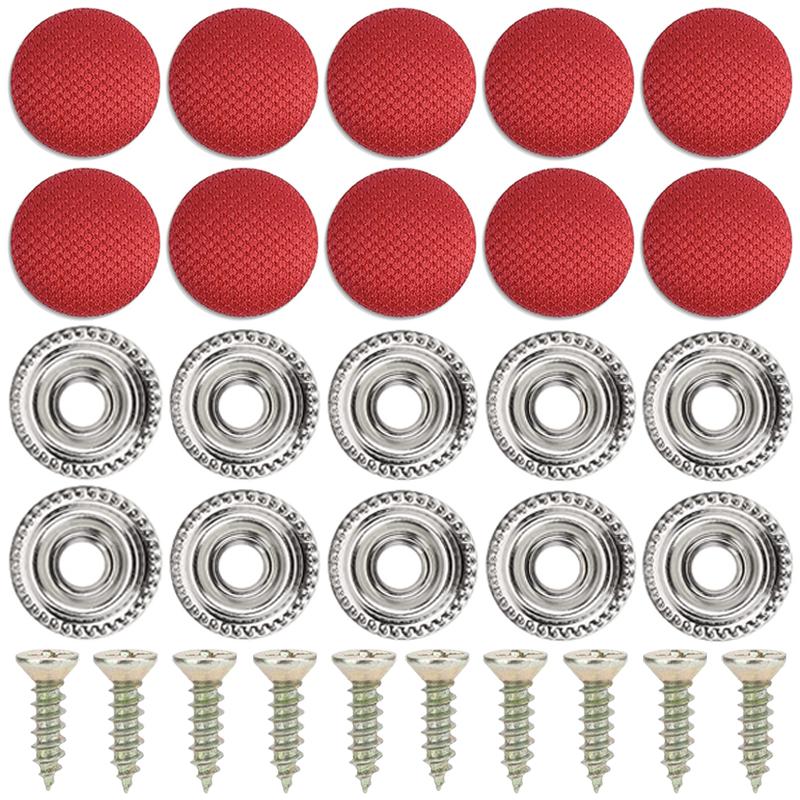 5/10 ks Přezky na upevnění střechy do interiéru auta, stropní čalounění, stropní látkové nýty, upevňovací prvky, šroubové krytky, příslušenství pro interiér auta