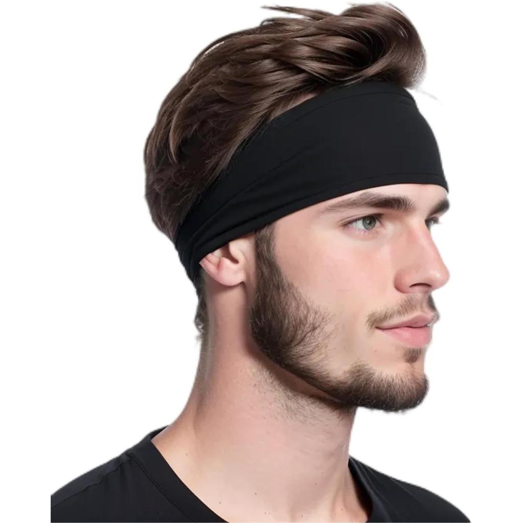 Sport Stirnband Herren Yoga Stirnband Schweißabsorbierendes Fitness Lauf Kopftuch Europäisches und Amerikanisches Herren Kopftuch