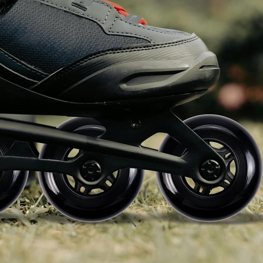 Inline Skate Wheels: 72mm 76mm 80mm Roller Hockey Blade Replacement Wheels with ABEC 9 Bearing for Indoor Outdoor (8 Pack) (80 Mm)