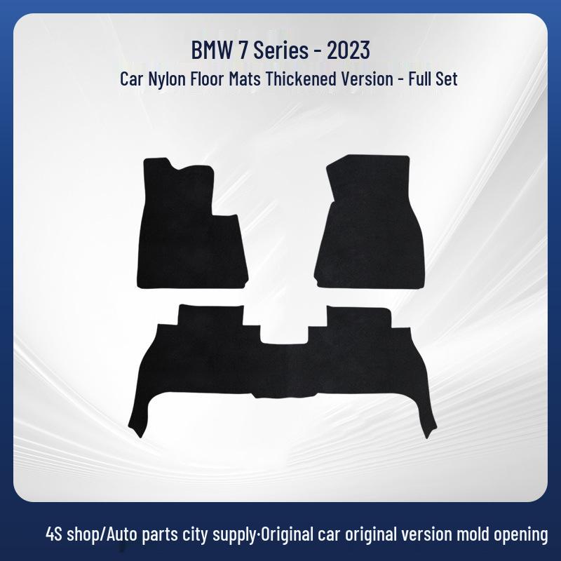 BMW 7 Series 2023 Right-Hand Drive Nylon Floor Mats