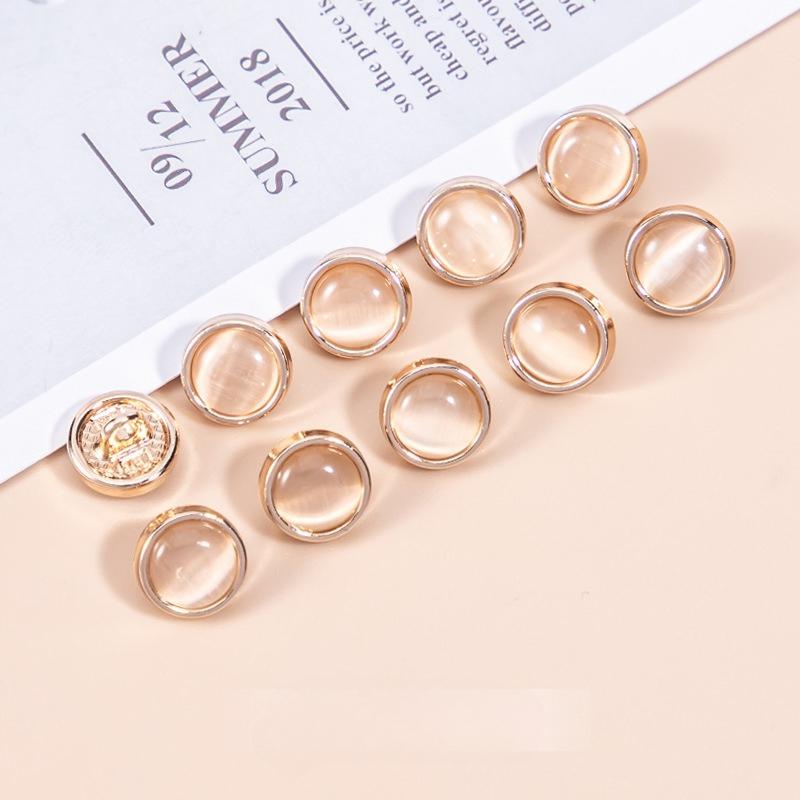 10pcs Colorful Shank Buttons 21/25mm Round Plastic Shank Buttons Coat Buttons DIY Clothes Sewing Accessories