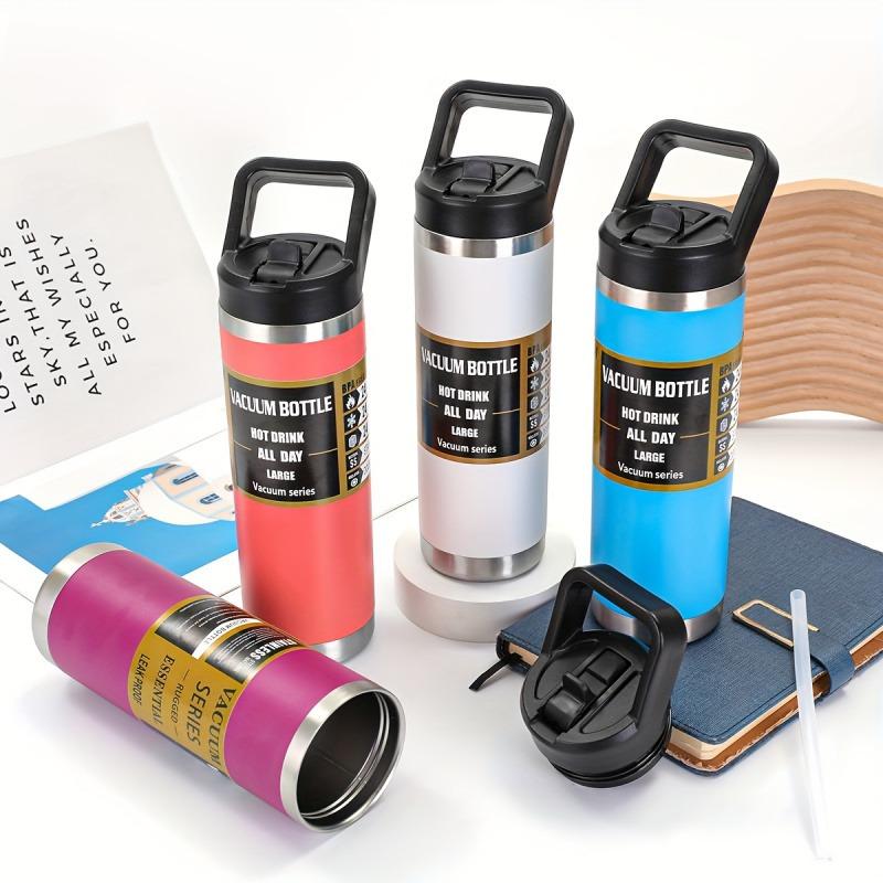 27oz/37oz Thermosflasche Heiß und Kalt Edelstahl Thermoskanne Tragbar Outdoor Camping Reise Auslaufsicher Trinkwasserflaschen