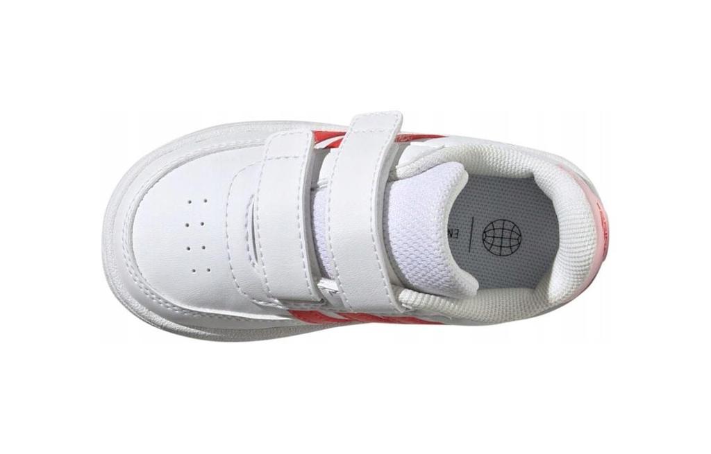 Adidas Focus Breathein Breaknet 2.0 Abrasion Resistant Abrasion Resistant Low top Toddler Shoes White Red HP8974