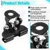 INJOYTEC 2pcs Bonnet Bracket Mounting Hardware LED Pod Light Bracket